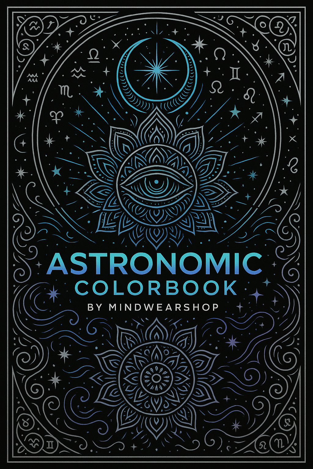 ASTRONOMICAL Zodiak Colorbook by MindWearShop