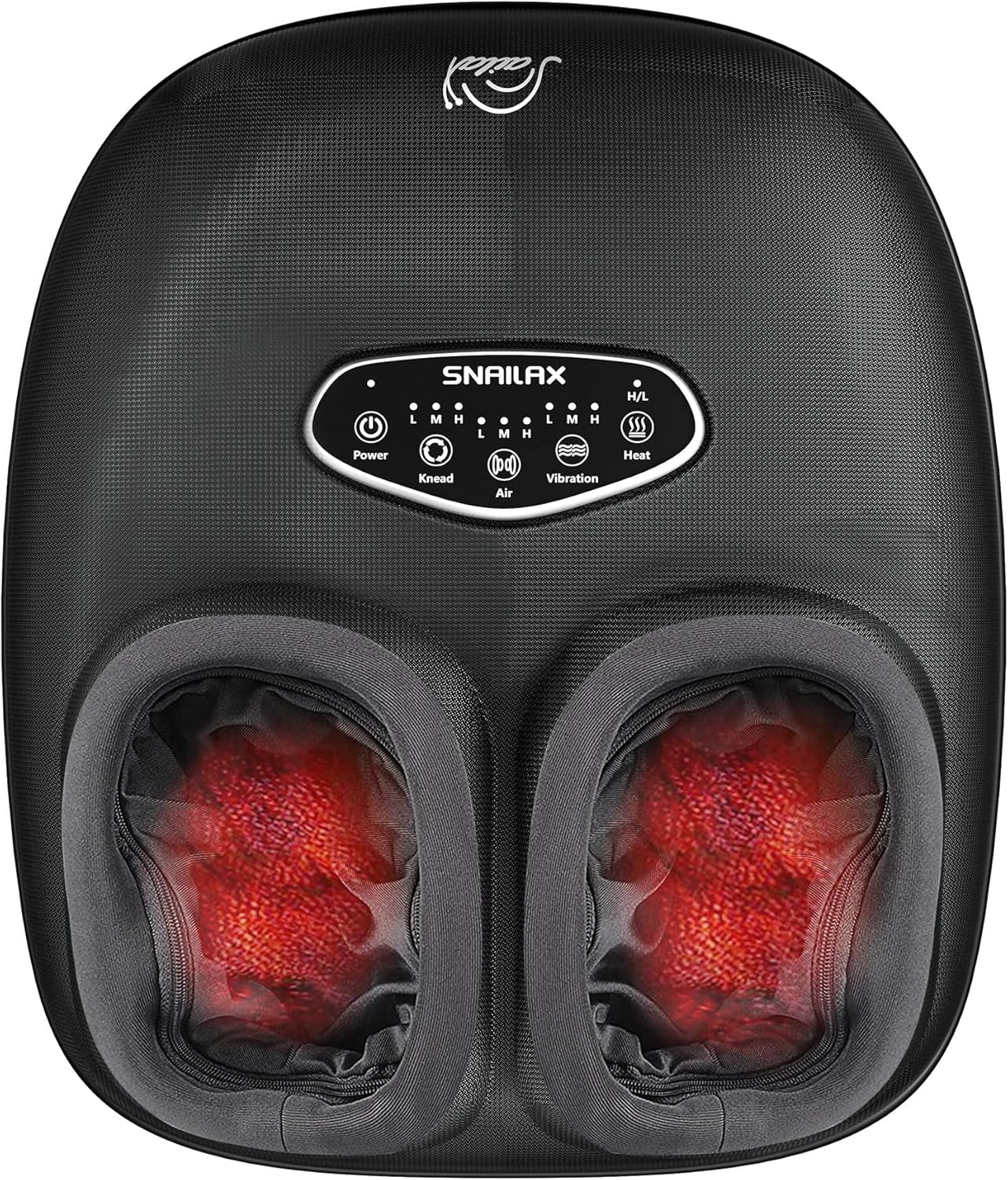 Shiatsu Foot Massager with Heat, Deep Kneading, Compression, Vibration, Feet Massager Machine for Plantar Fasciitis, Neuropathy, Foot Warmer under Desk, Size 13, Gifts for Men, Women…
