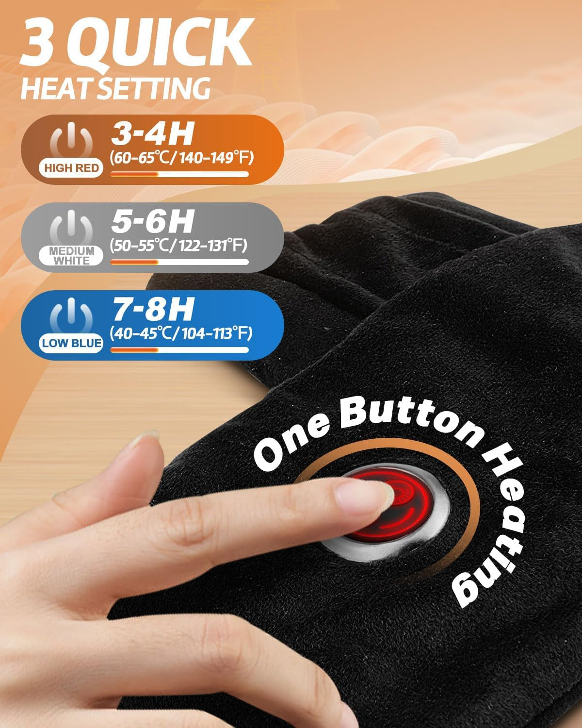 Neck Scarf with 5000Mah Power Bank Features 3 Adjustable Heat Levels up to 8 Hours of Use Rechargeable Heating Scarf for Motorcycling Camping Cycling Outdoor Activities Women & Men