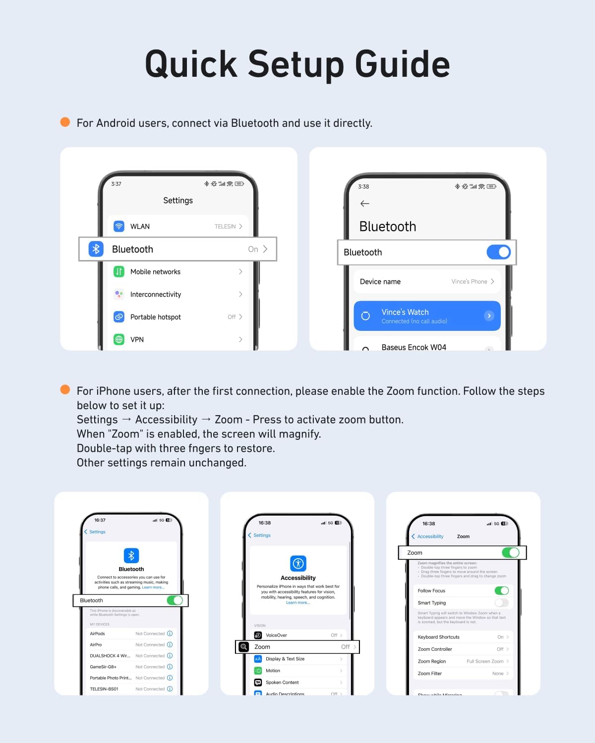 Fun Shot Magnetic Phone Grip, Magnetic Camera DSLR Style Shutter Grip for Iphone & Android W Detachable Bluetooth Control - 1/4" Thread - Comfort Ergonomic Phone Camera Grip